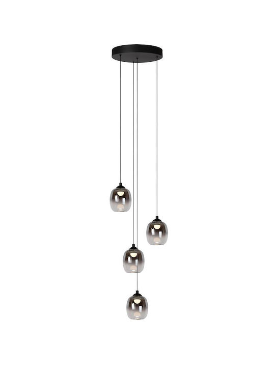Lucide Lightning Tamino Pendant Light Black 36x36cm