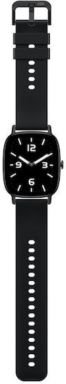 Ksix Pulse Smartwatch with Heart Rate Monitor (Black)