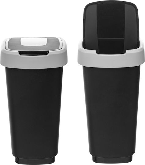 Kadax Kadax Mülleimer Kunststoff Schwarz 25lt