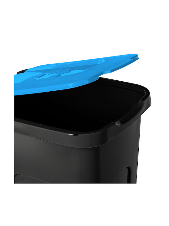 Kadax Plastic Waste Bin Black 30lt
