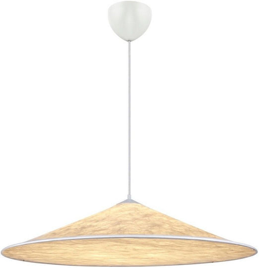 Nordlux Hill Hängelampe Weiß Glocke mit Fassung E27 85x22x300cm.