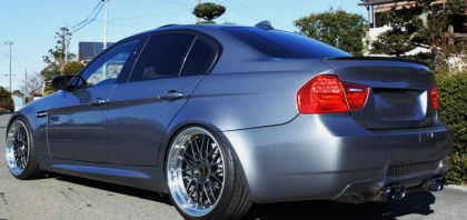 Kofferraumspoiler BMW E90 2005-2012 M3 Stil Schwarz Glänzend