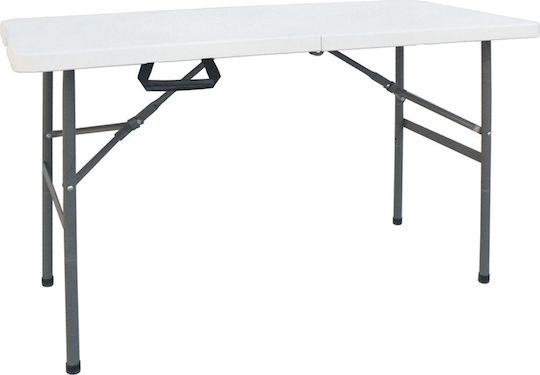 Table Catering Rodeo Foldable 122x60x74cm White Table Catering Rodeo Foldable 122x60x74cm White
