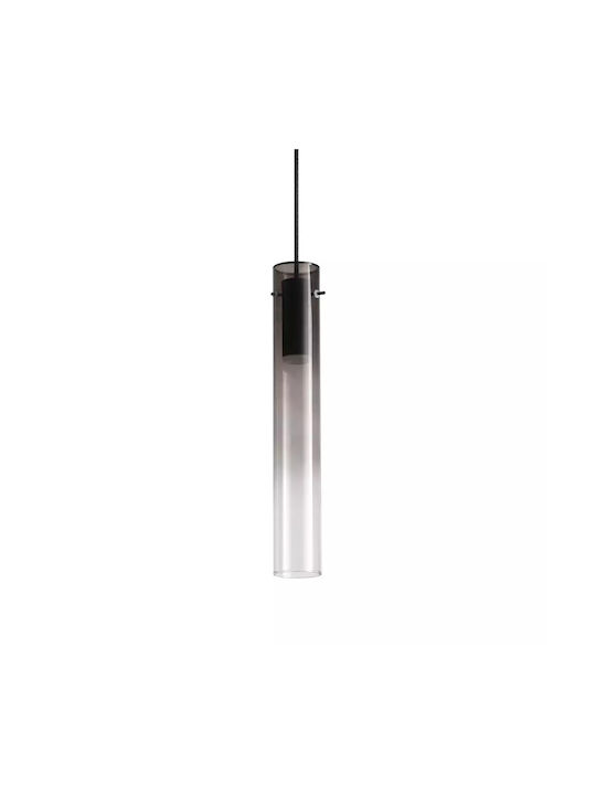 Ideal Lux Flam Pendant Light Pink 6x6x270cm