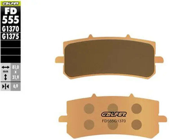 Galfer Tampoane Metalice Fd555g1370 1 Set 1 Etrier