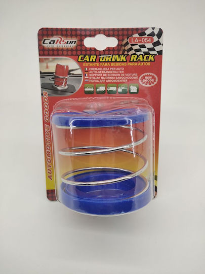 Carsun Car Cup Holder 1 Position for Console in Blue Color