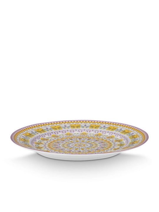 PiP Studio Rundes Servierteller aus Mehrfarbigem Porzellan 32cm