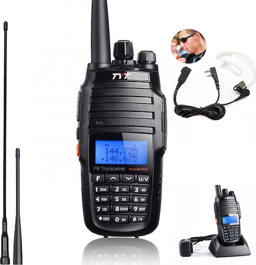 TYT TH-UV8000D MKII Wireless Transceiver UHF/VHF 10W with Monochrome Screen