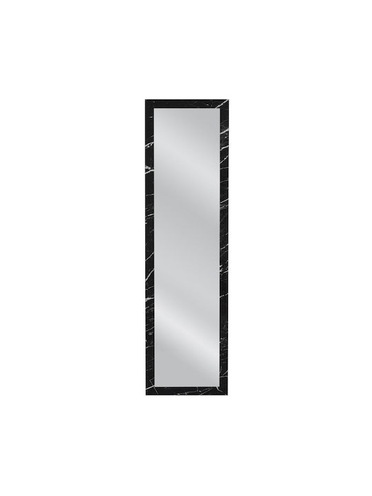 ArteLibre Bhavith Wall Mirror Full Length with Black Wooden Frame 160x45cm 1pcs