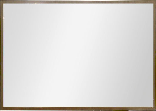 Alphab2b Laura Rechteckiger Goldener Wandspiegel 57,8x81,3cm
