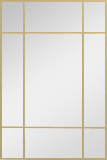 HomCom 830-824V80GD Καθρέπτης Ορθογώνιος Χρυσός 60x90cm HomCom 830-824V80GD Καθρέπτης Ορθογώνιος Χρυσός 60x90cm