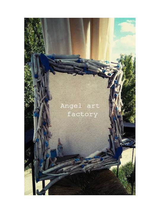 Decorative Mirror "White Driftwood"