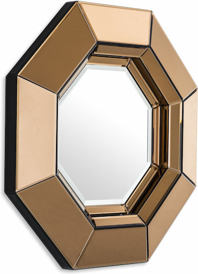 Casa Vogue EIC-CHARTIER110860 Wall Mirror Gold 68x68cm