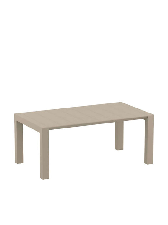 Маса от Полипропилен Разтегателена Vegas Taupe 180x100x75бр