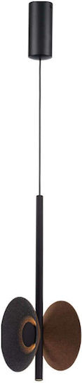 Zambelis Lights LED Κρεμαστό Φωτιστικό Καφέ 19x50x50εκ. Zambelis Lights LED Κρεμαστό Φωτιστικό Καφέ 19x50x50εκ.