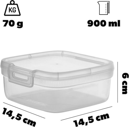 Curver Lunch Box Plastic Transparent 900ml