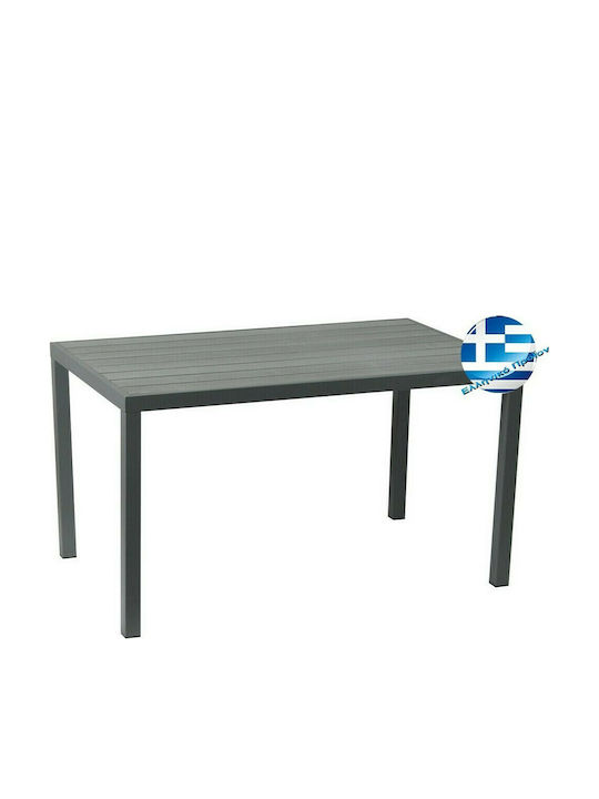 Tisch Stabil Gray 134x74x72cm