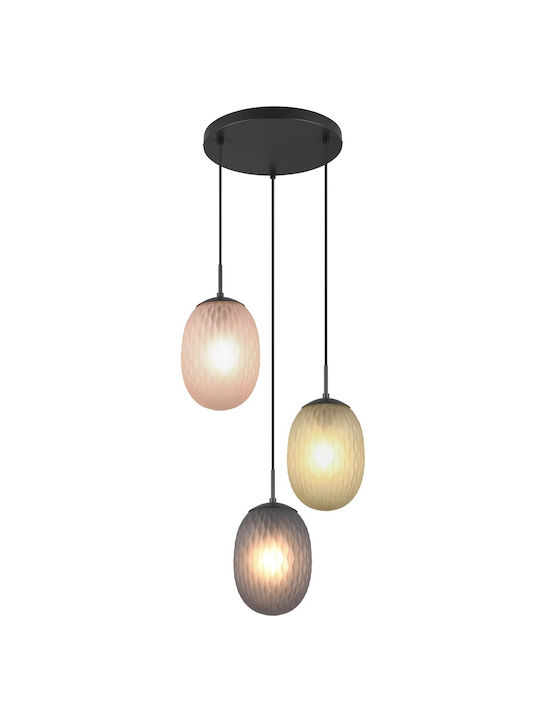 Trio Lighting Pendant Light Black 43x150cm