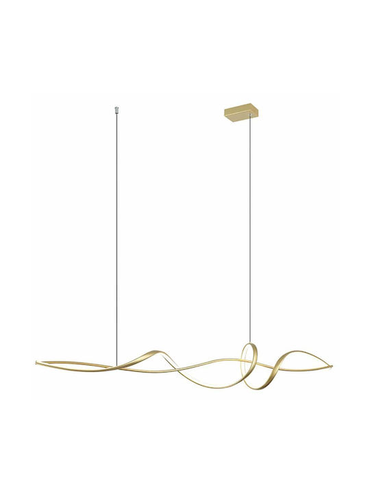 Zambelis Lights Pendant Light Yellow Rail 140x23x226cm