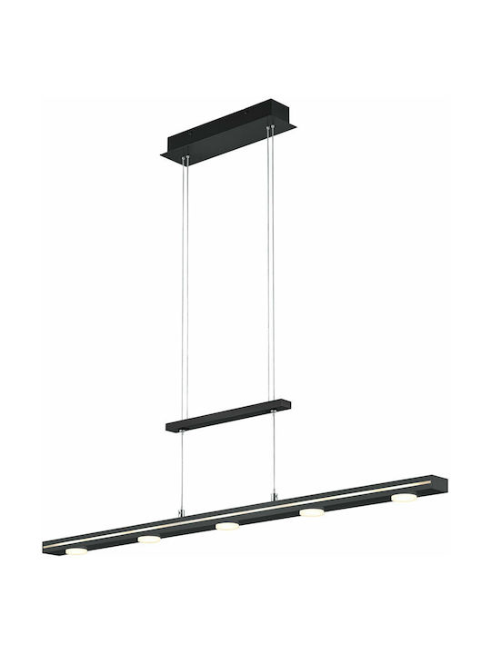 Trio Lighting Lacal Регулируема Висящо Осветително Тяло Черен Rail 100x8см.
