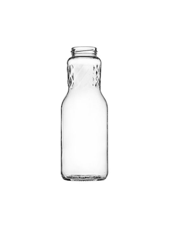 Kadax Sticlă De Apă Din Sticlă Cu Capac Șurub Transparent 1000ml