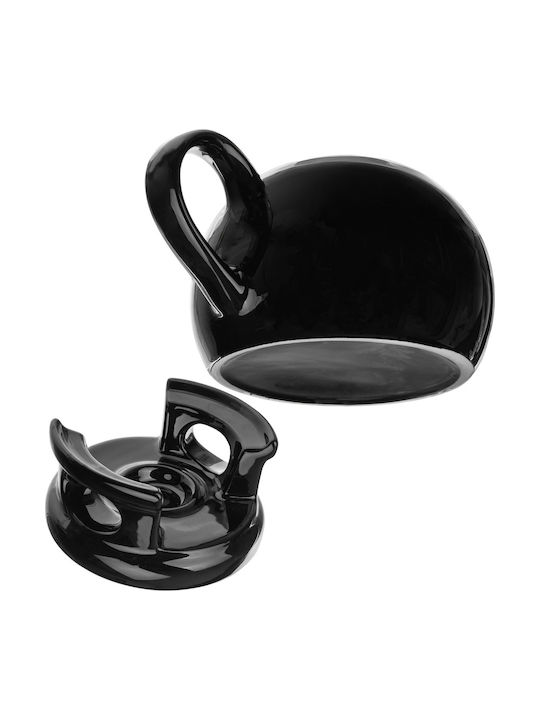 Kadax Ceramic Black Teapot 1000ml
