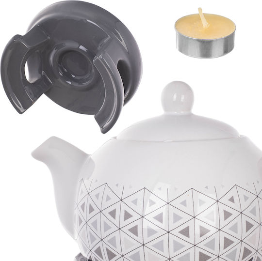 Kadax Чайник Керамичен Сив 1000ml