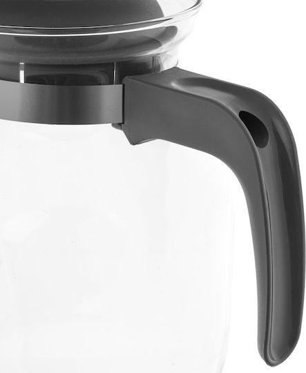 Kadax Ceainic din Sticlă Gri 1500ml