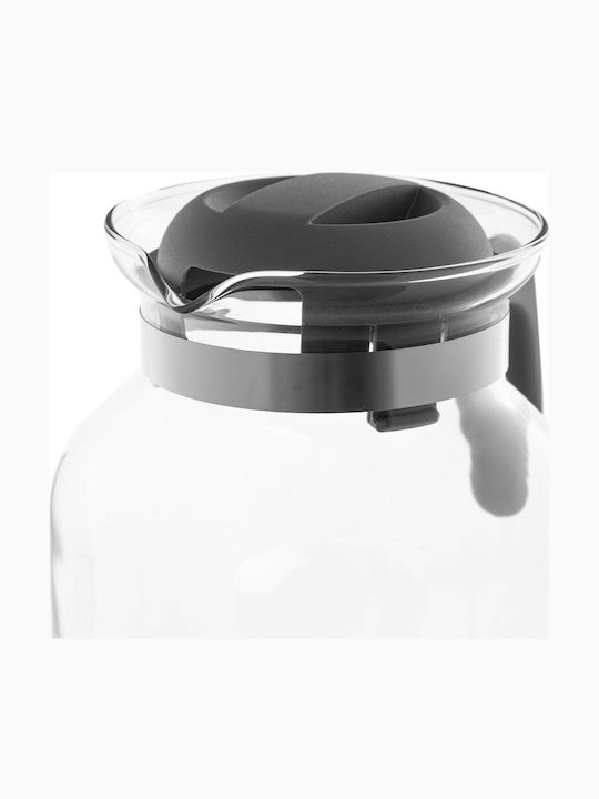 Kadax Glas Teekanne Grau 1500ml
