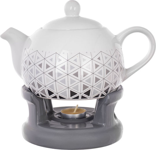 Kadax Чайник Керамичен Сив 1000ml