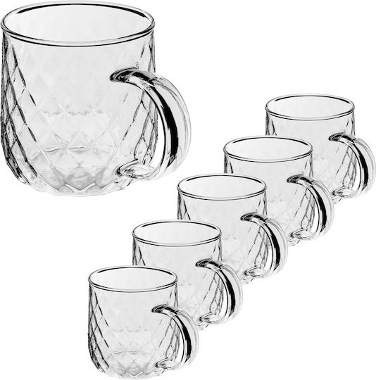 Kadax Kadax Glas Transparent Tasse 350ml 6 Stück