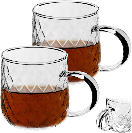 Kadax Kadax Glas Transparente Tasse 350ml 2 Stück