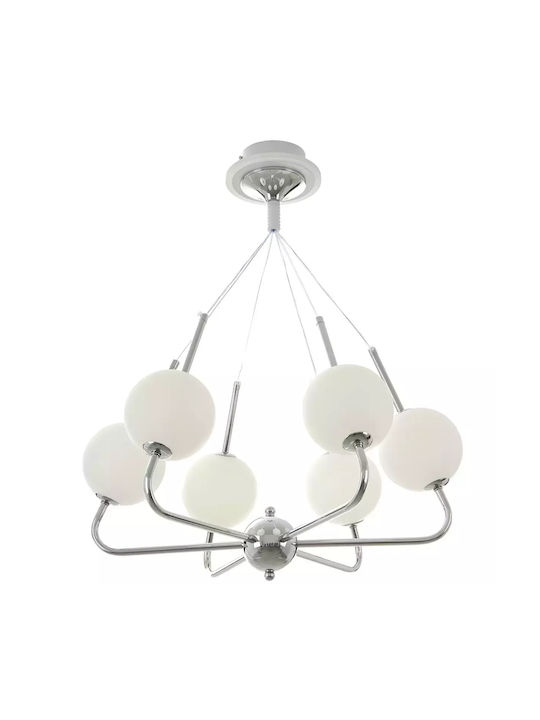 Полилей Zina Chrome Elbulgaria LED 27W 3000-6000K 2200LM 4136/6 Ch