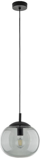 TK Lighting Висящо осветително тяло Сив 25x25см.
