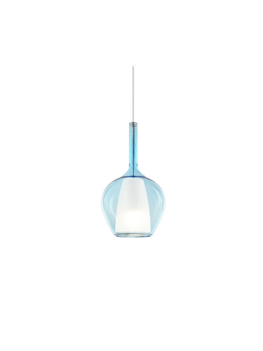 Ideal Lux Pendant Light Blue 18cm