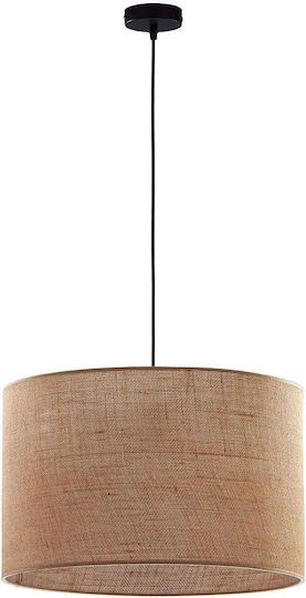 TK Lighting Juta Hängelampe Braun 50x50cm