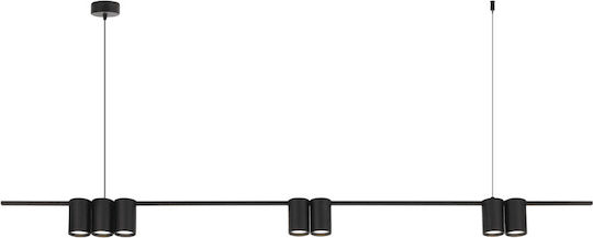 Eko Light Lustră Suspendată Negru 150cm.