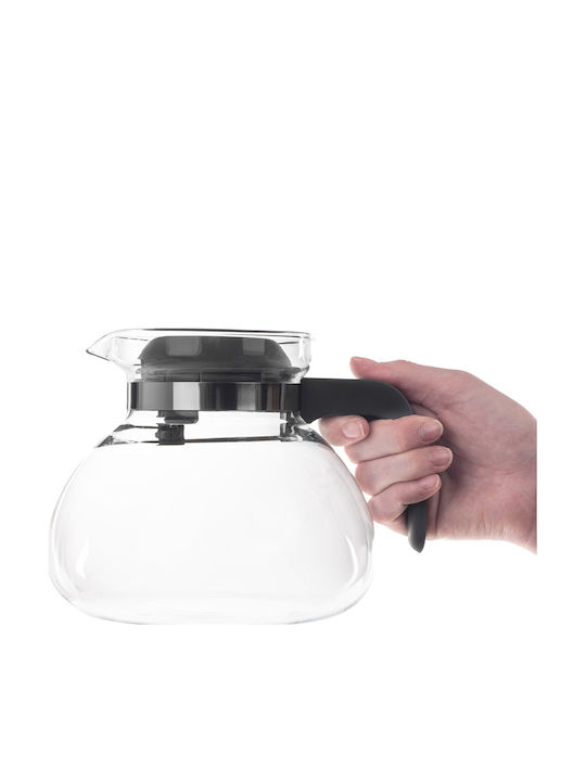 Kadax Glass Teapot Gray 1700ml