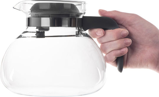 Kadax Ceainic din Sticlă Gri 1700ml