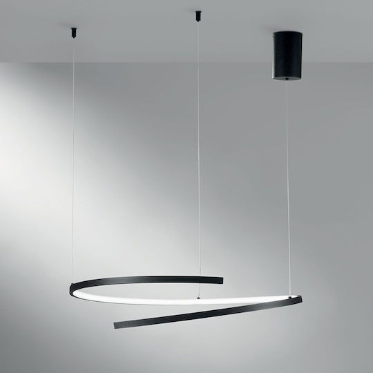 Fan Europe Led-Moma-S60-Ner Hängelampe Schwarz 60x12x150cm Fan Europe Led-Moma-S60-Ner Hängelampe Schwarz 60x12x150cm