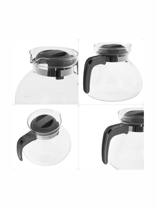 Kadax Glass Teapot Gray 1700ml