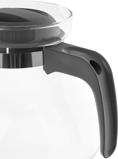 Kadax Чайник Стъклен Сив 1700ml