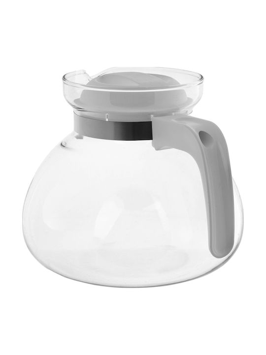 Kadax Ceainic Din Sticlă Alb 1700ml