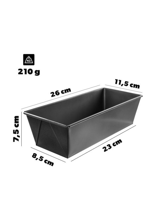 Kadax Kadax Backform für Brot 26x11,5x7,5cm