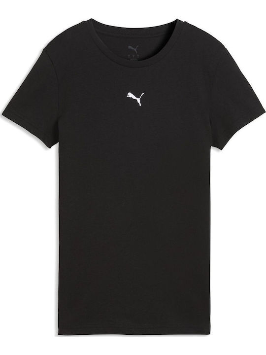 Logo Tricou Damă Negru