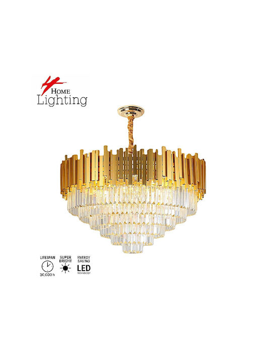Home Lighting Imperial Ceiling Light Gold For 5 Bulbs E14 40x40x31cm
