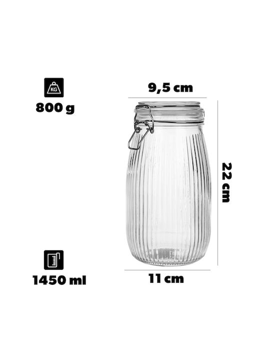 Kadax Glasbehälterdeckel 1450 Ml 1 Stück