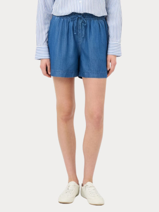 Charis Γυναικείο Δερμάτινο Σορτς Dark Blue