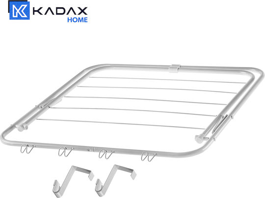 Kadax Πτυσσόμενη Απλώστρα Κρεμαστή Μεταλλική 41x55cm