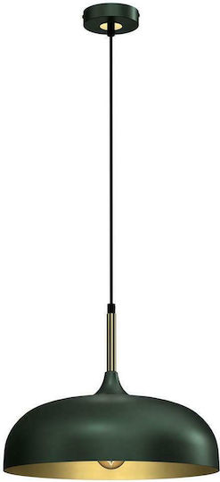 Eko Light Lincoln Lustră Suspendată Verde 35cm.